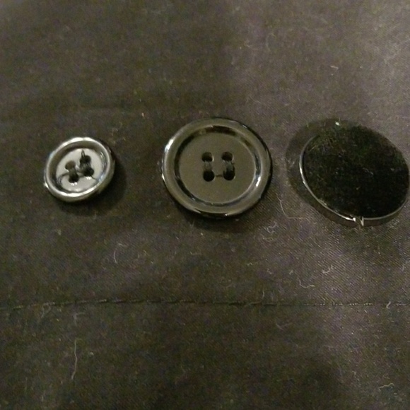 Woman's Trenchcoat Unbranded Black NO LINER size 6 GUC READ - Picture 8 of 8